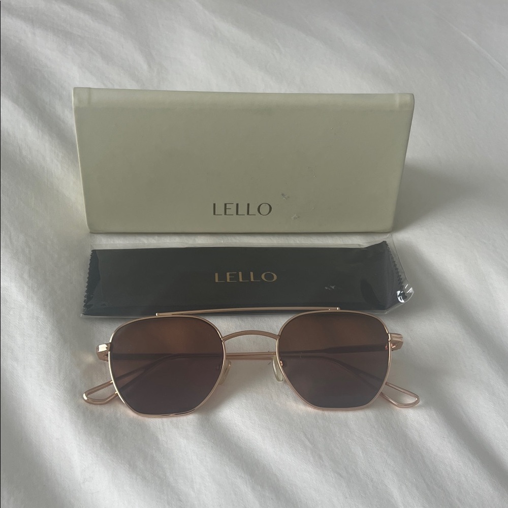 Lello Brown Sunglasses with Case